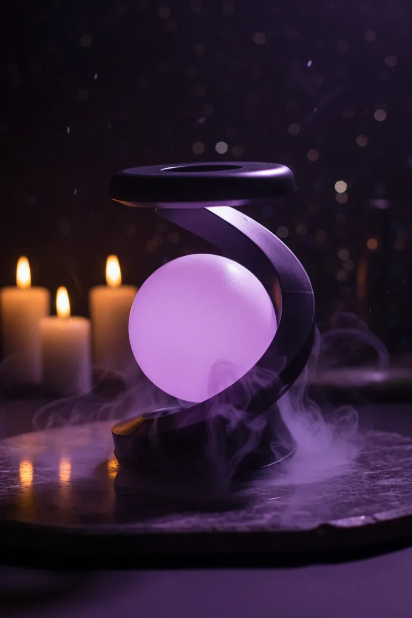 Wave Moon Lamp - Sorceress Sanctuary White Basic Style-White Wireless Charger Style-Gray Basic Style-Gray Wireless Charger Style