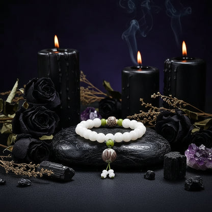 White Jade Bracelet - Sorceress Sanctuary 1 Style-2 Style-3 Style-4 Style-5 Style