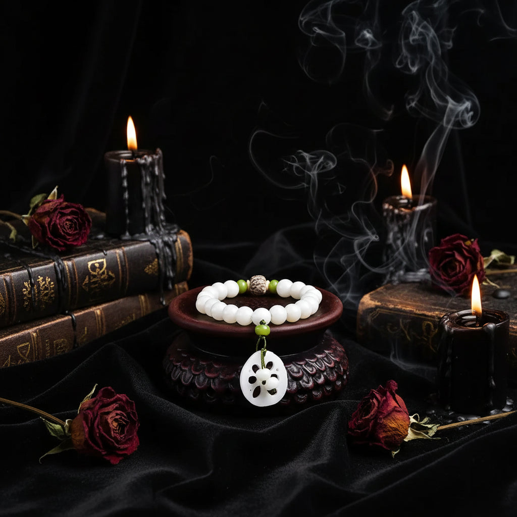 White Jade Bracelet - Sorceress Sanctuary 1 Style-2 Style-3 Style-4 Style-5 Style
