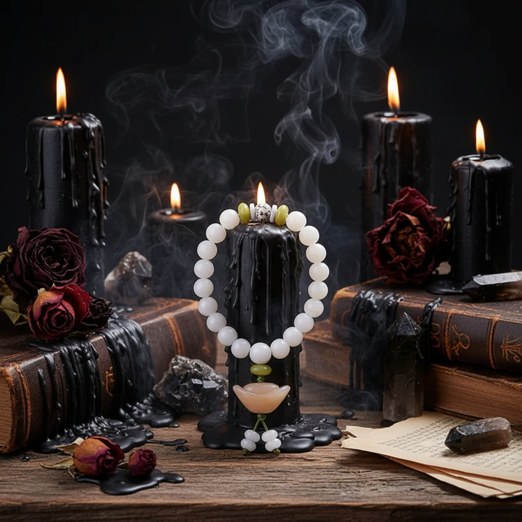 White Jade Bracelet - Sorceress Sanctuary 1 Style-2 Style-3 Style-4 Style-5 Style