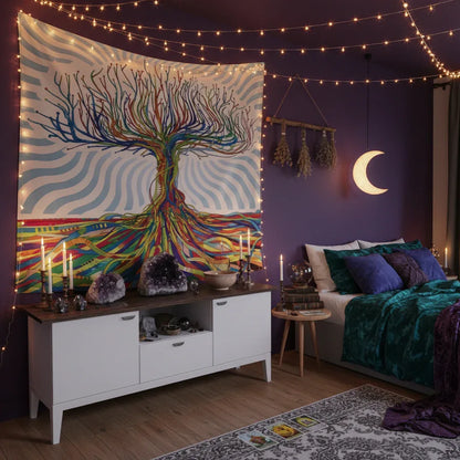 Wicca Tree Tapestry - Sorceress Sanctuary 150x130cm-150x200cm