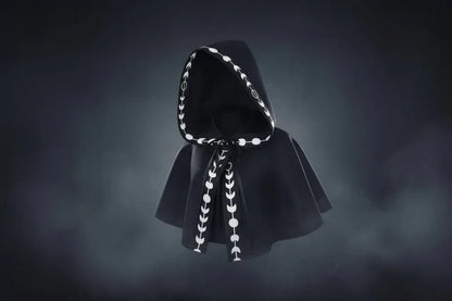 Wiccan Cloak Hood - Sorceress Sanctuary Purple-Royal Blue-Burgundy-Green-Black
