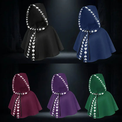 Wiccan Cloak Hood - Sorceress Sanctuary Purple-Royal Blue-Burgundy-Green-Black