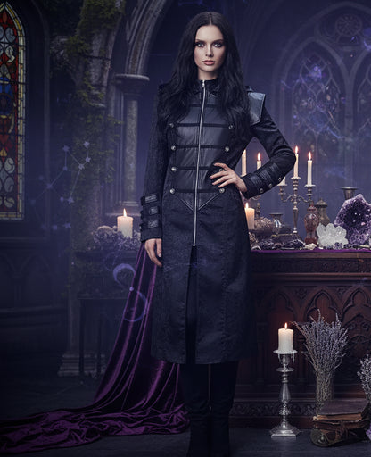 Wiccan Coat - Sorceress Sanctuary Black / S-Black / M-Black / L-Black / XL-Black / 2XL