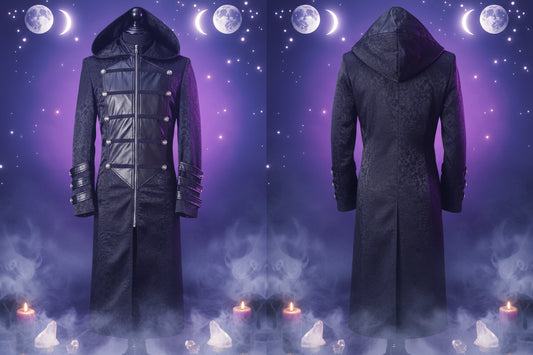 Wiccan Coat - Sorceress Sanctuary Black / S-Black / M-Black / L-Black / XL-Black / 2XL