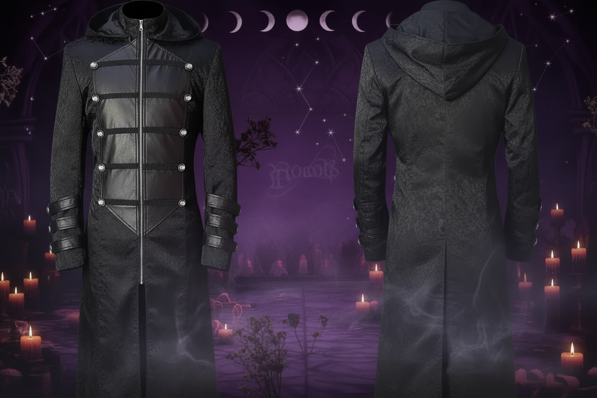 Wiccan Coat - Sorceress Sanctuary Black / S-Black / M-Black / L-Black / XL-Black / 2XL