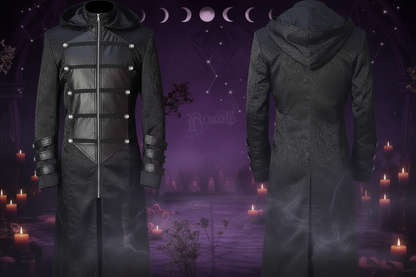Wiccan Coat - Sorceress Sanctuary Black / S-Black / M-Black / L-Black / XL-Black / 2XL