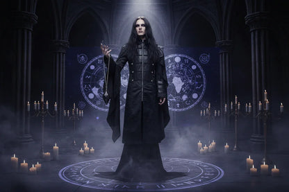 Wiccan Coat - Sorceress Sanctuary Black / S-Black / M-Black / L-Black / XL-Black / 2XL