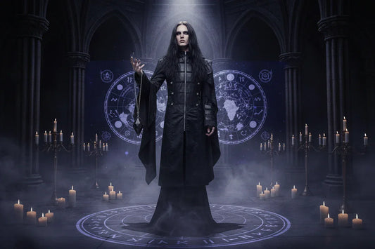 Wiccan Coat - Sorceress Sanctuary Black / S-Black / M-Black / L-Black / XL-Black / 2XL
