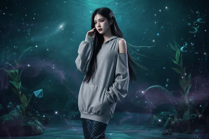 Wiccan Hollow Hoodie - Sorceress Sanctuary Black / M-Black / L-Black / XL-GRAY / M-GRAY / L