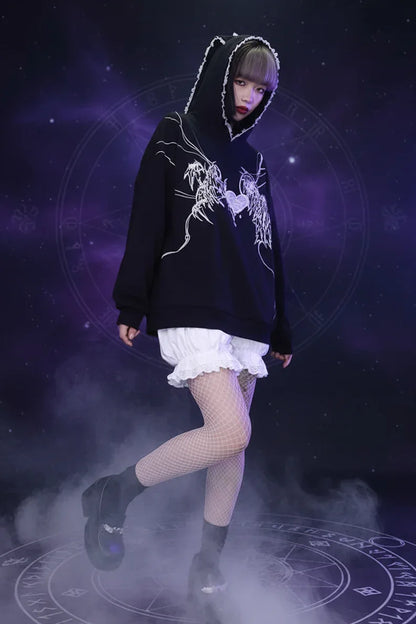 Wiccan Hoodie - Sorceress Sanctuary Black / L-Black / M-Black / S