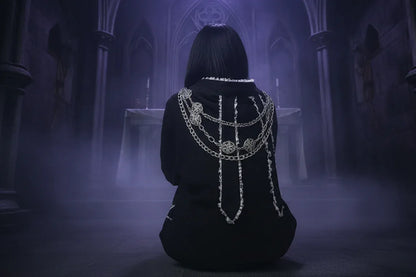 Wiccan Hoodie - Sorceress Sanctuary Black / L-Black / M-Black / S