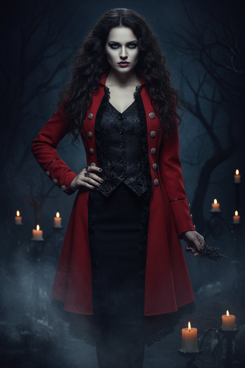 Wiccan Lace Jacket - Sorceress Sanctuary Black / S-Black / M-Black / L-Black / XL-Black / XXL