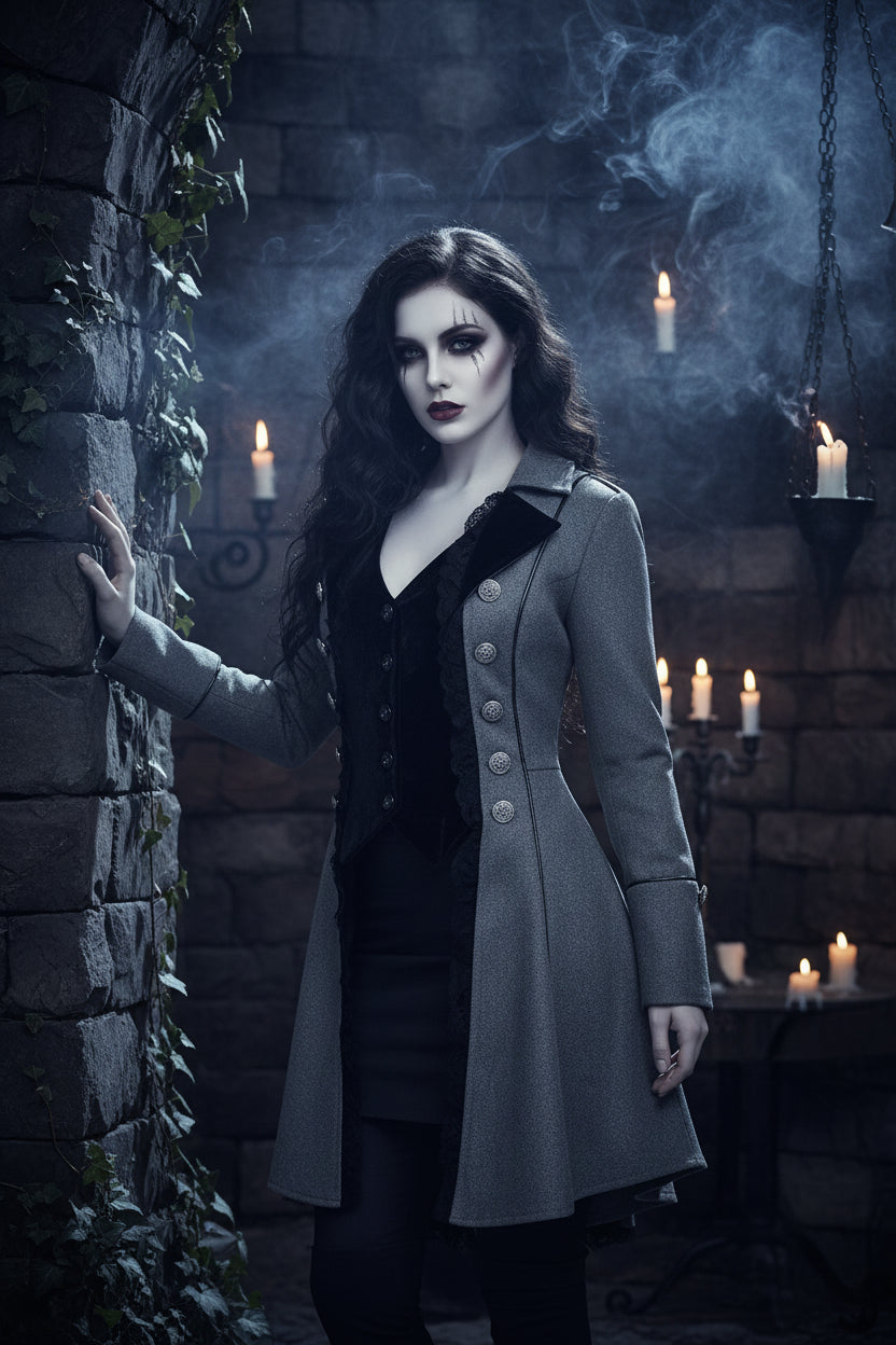 Wiccan Lace Jacket - Sorceress Sanctuary Black / S-Black / M-Black / L-Black / XL-Black / XXL
