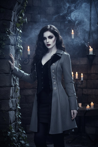 Wiccan Lace Jacket - Sorceress Sanctuary Black / S-Black / M-Black / L-Black / XL-Black / XXL
