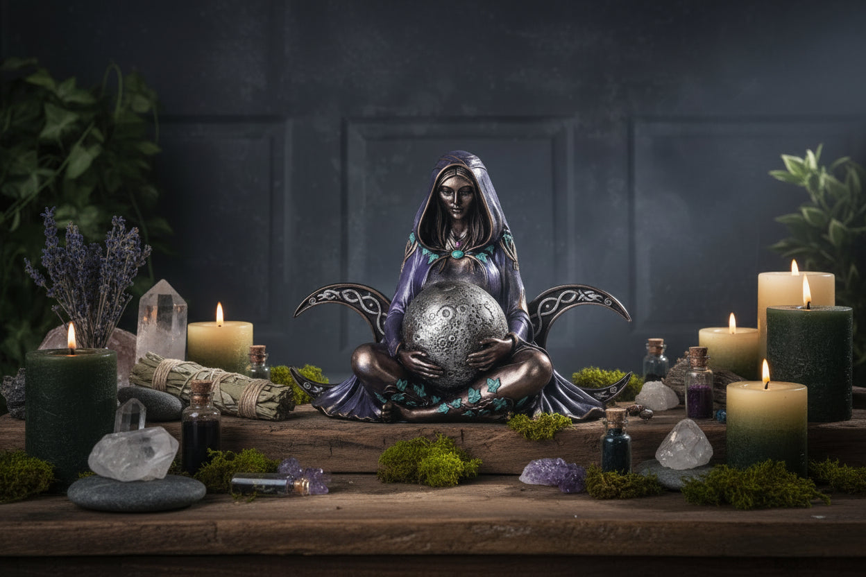 Mother Earth Statue - Sorceress Sanctuary Mother of the Earth-Trumpet-Mother of the Earth-Large