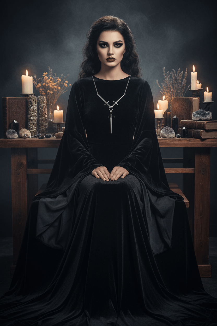 Wiccan Sword Necklace Sorceress Sanctuary