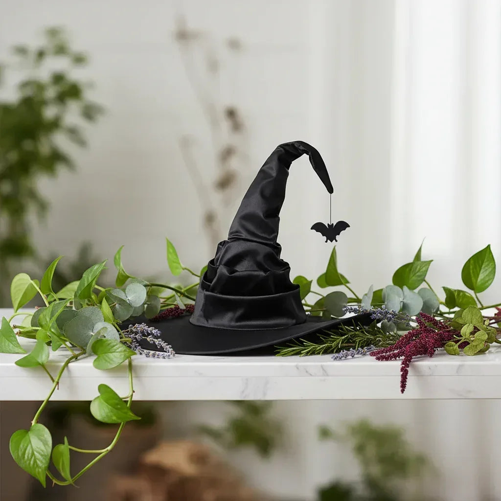 Wicked Witch Hat - Sorceress Sanctuary Spider style / Free size-Batwing style / Free size-Basic model / Free size