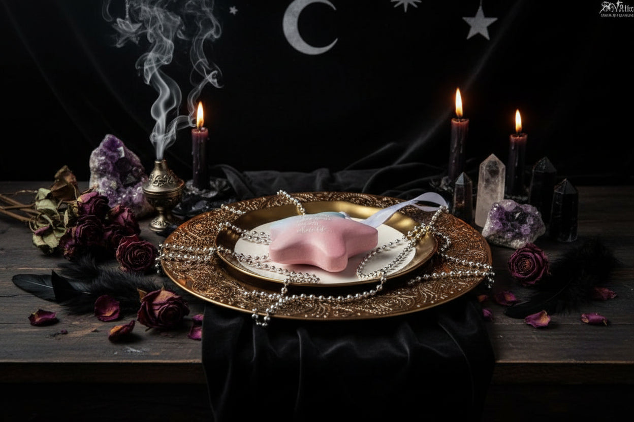 Wish Star Tin - Sorceress Sanctuary Aurora-Blue-Red-Apple Green-Marble