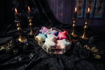 Wish Star Tin - Sorceress Sanctuary Aurora-Blue-Red-Apple Green-Marble