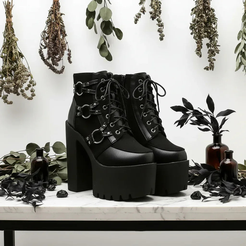 Witch Ascension Boots - Sorceress Sanctuary Black / 34-Black / 35-Black / 36-Black / 37-Black / 38