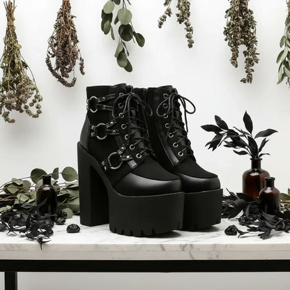 Witch Ascension Boots - Sorceress Sanctuary Black / 34-Black / 35-Black / 36-Black / 37-Black / 38