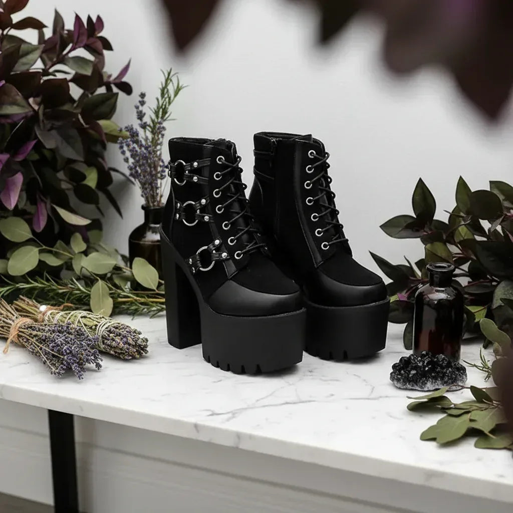 Witch Ascension Boots - Sorceress Sanctuary Black / 34-Black / 35-Black / 36-Black / 37-Black / 38