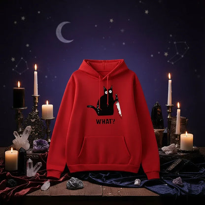 Witch Cat Hoodie - Sorceress Sanctuary Dark blue / S-Dark blue / M-Dark blue / L-Dark blue / XL-Dark blue / 2XL