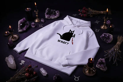 Witch Cat Hoodie - Sorceress Sanctuary Dark blue / S-Dark blue / M-Dark blue / L-Dark blue / XL-Dark blue / 2XL