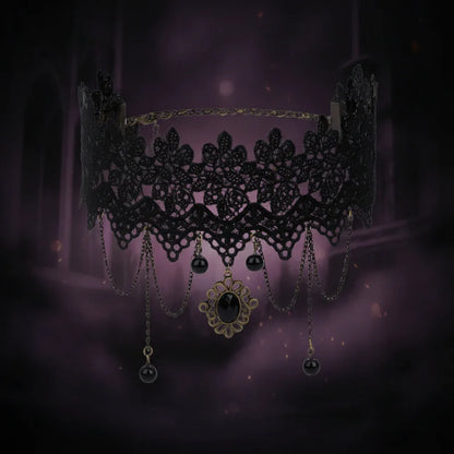 Witch Choker Necklaces - Sorceress Sanctuary 1-2 red-3-4-5