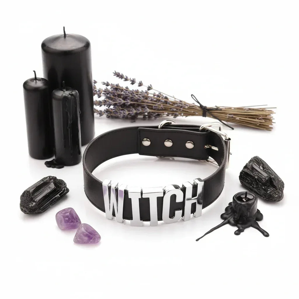 Witch Choker - Sorceress Sanctuary black-gold
