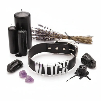Witch Choker - Sorceress Sanctuary black-gold