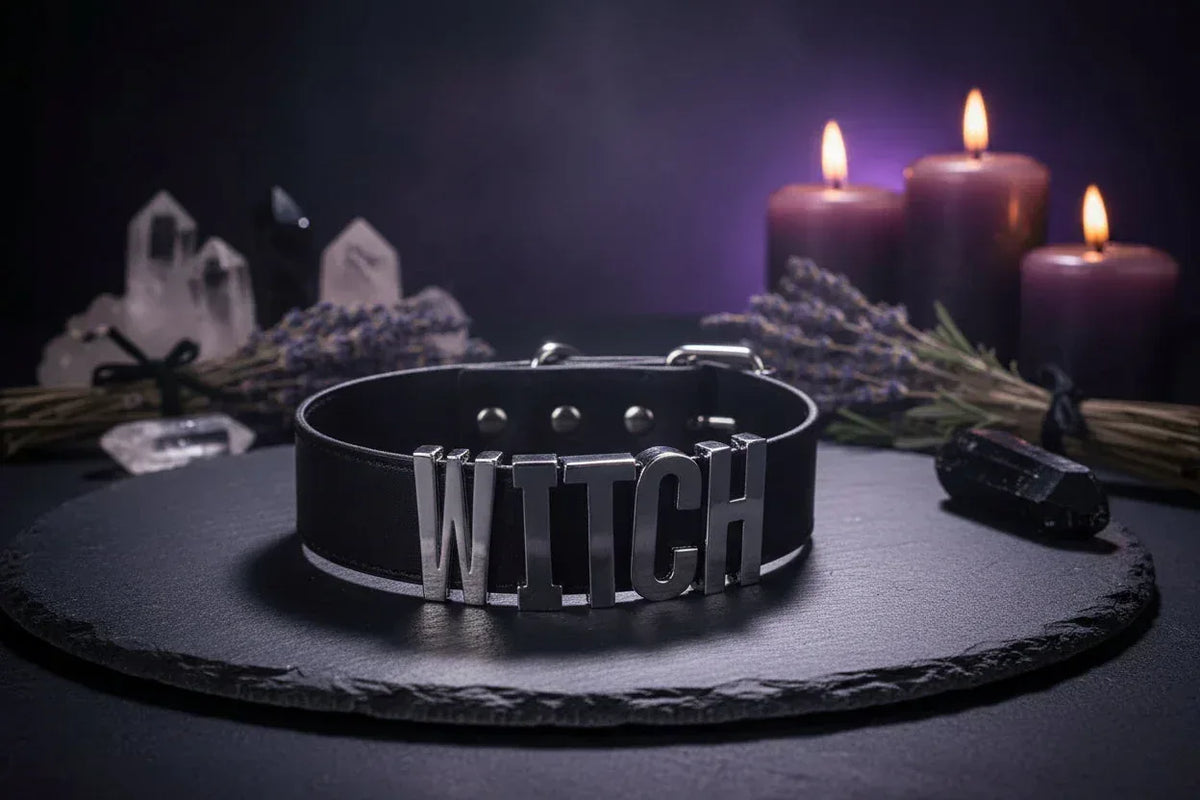 Witch Choker - Sorceress Sanctuary black-gold