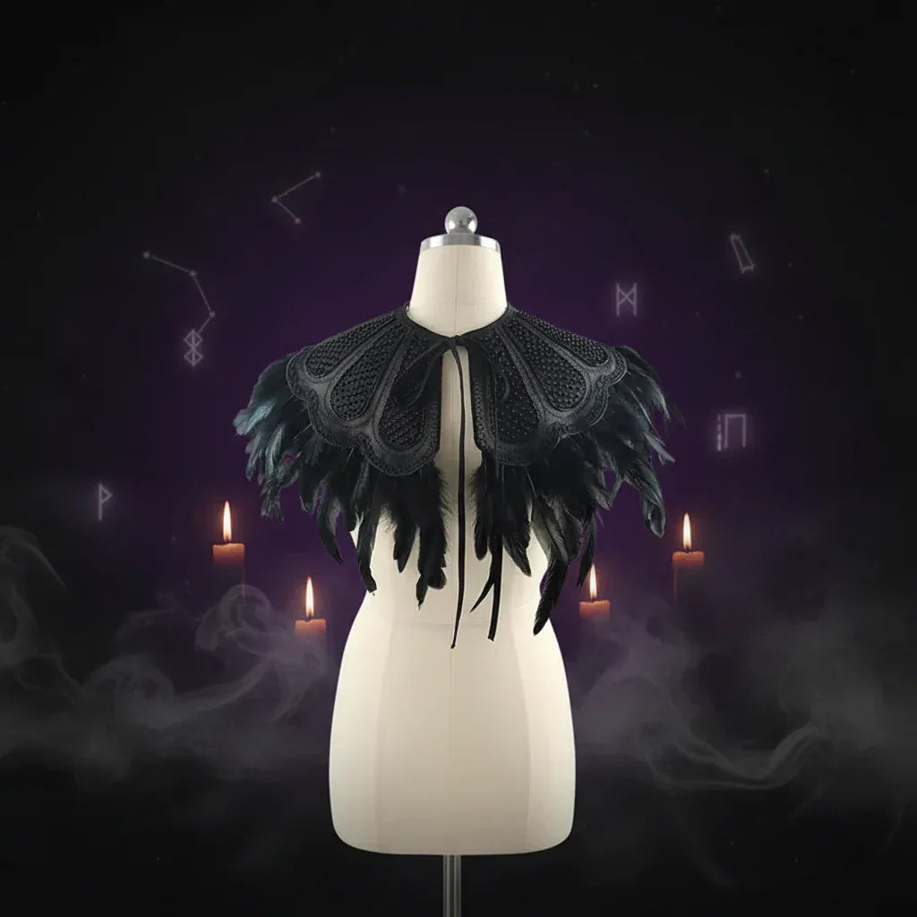 Witch Feather Cape - Sorceress Sanctuary 1