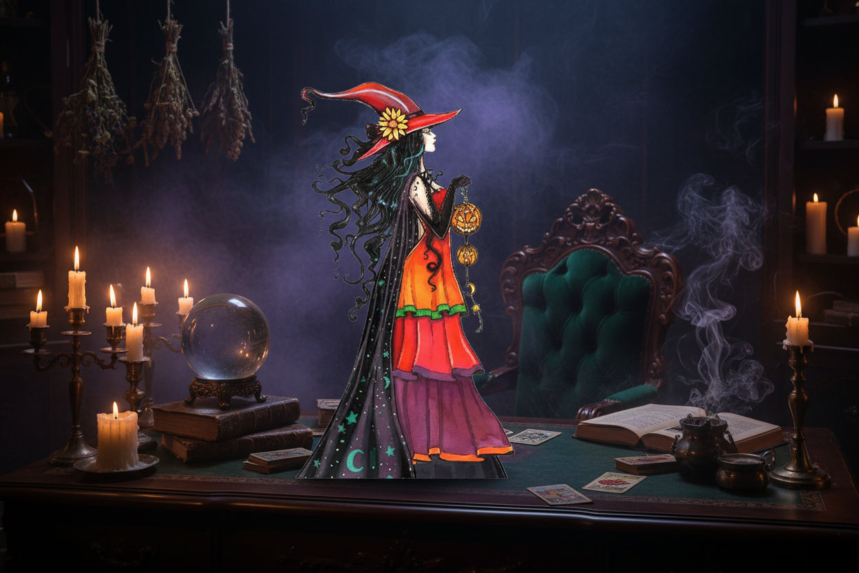 Witch Garden Sign - Sorceress Sanctuary 30X17.8cm-39X21.5cm