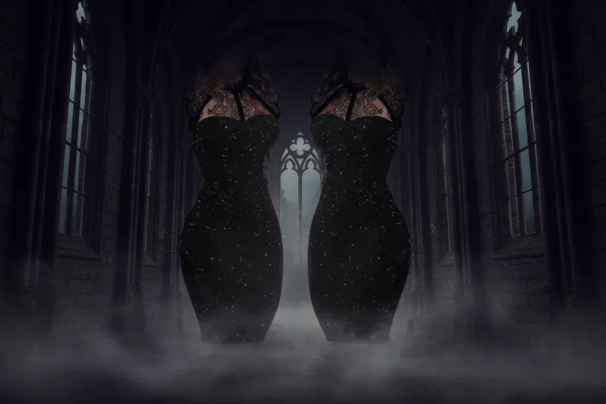 Witch Glimmer Dress - Sorceress Sanctuary Black / S-Black / M-Black / L-Black / XL-Black / XXL