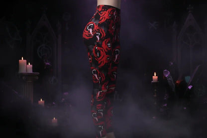 Witch Gothic Leggings - Sorceress Sanctuary S / Black-M / Black-L / Black