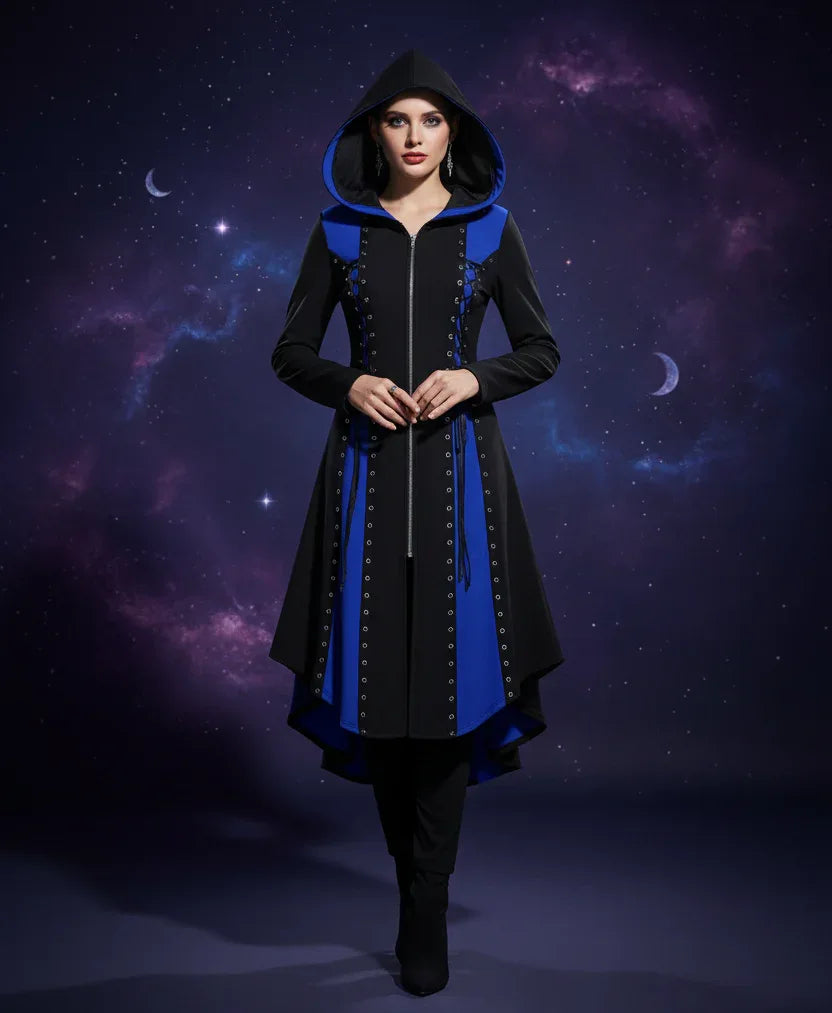 Witch Hooded Dress - Sorceress Sanctuary Black / S-Black / M-Black / L-Black / XL-Black / XXL