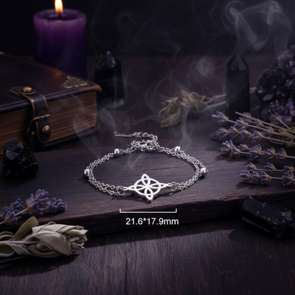 Witch Knot Anklet - Sorceress Sanctuary Gold Color