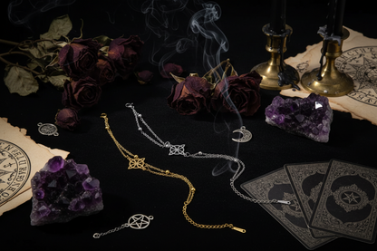 Witch Knot Anklet - Sorceress Sanctuary Gold Color