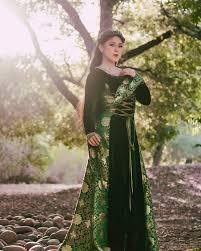 Witch Medieval Gown - Sorceress Sanctuary Green / M