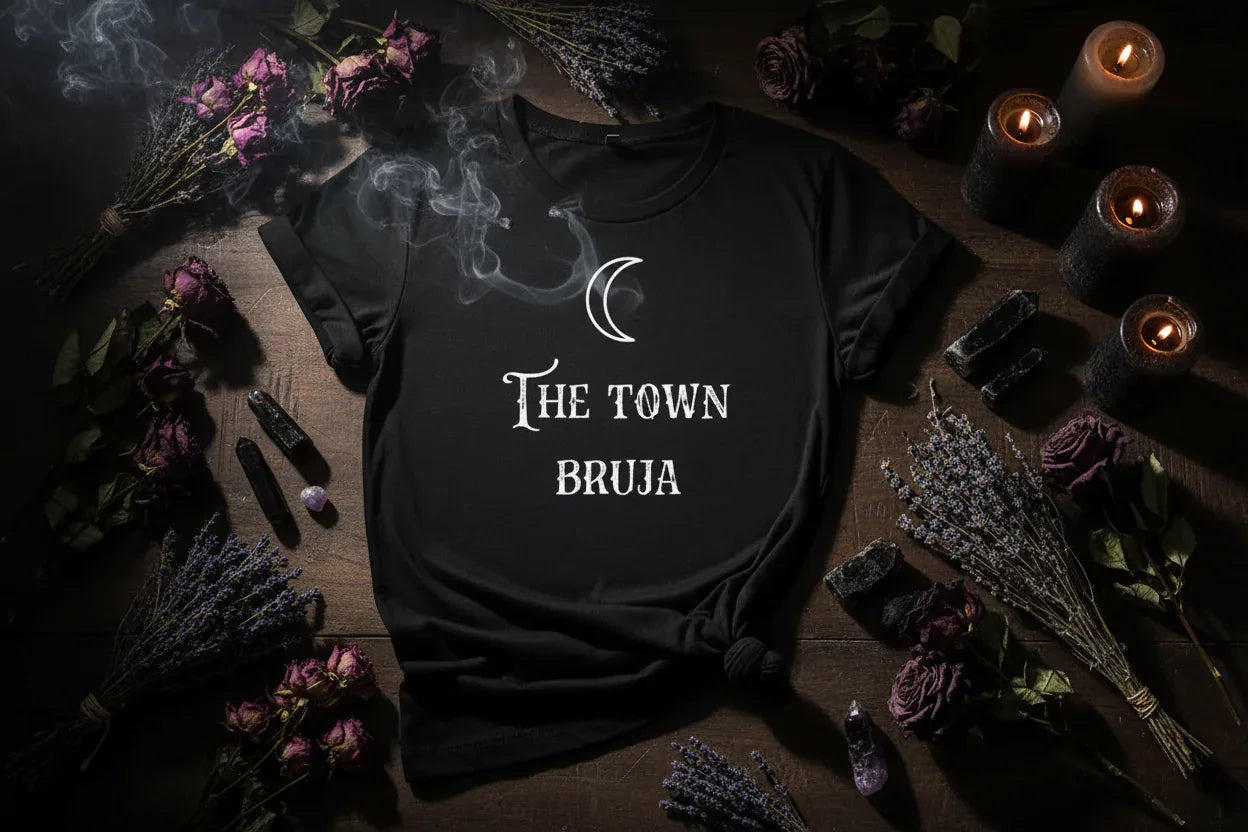 Witch Moon T-Shirt - Sorceress Sanctuary Black / S-Black / M-Black / L-Black / XL-Black / 2XL