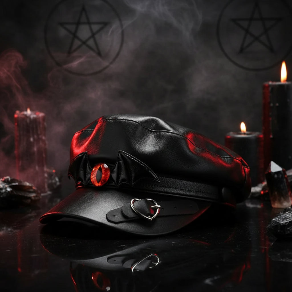 Gothic Dark Punk Harajuku Newsboy Cap Sorceress Sanctuary