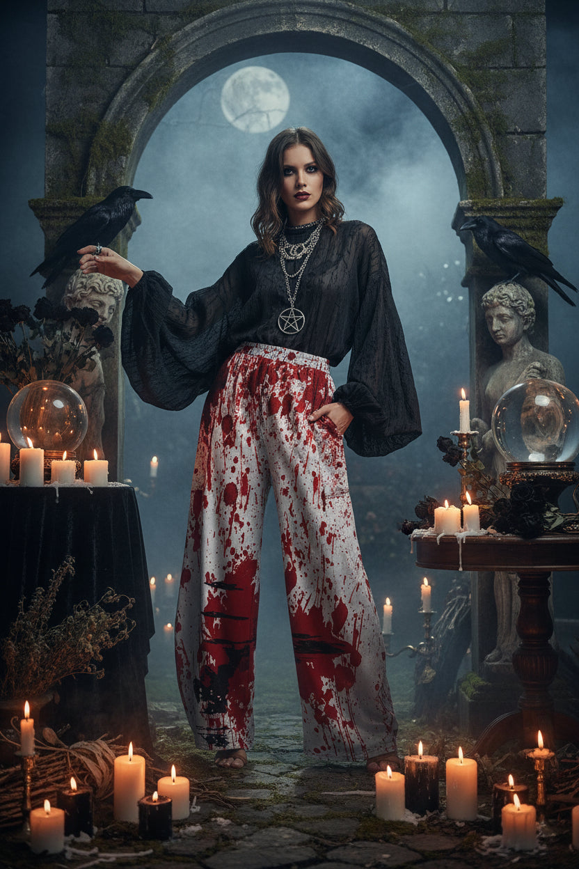 Witch Ritual Pants - Sorceress Sanctuary A / S-A / M-A / L-A / XL-A / 2XL