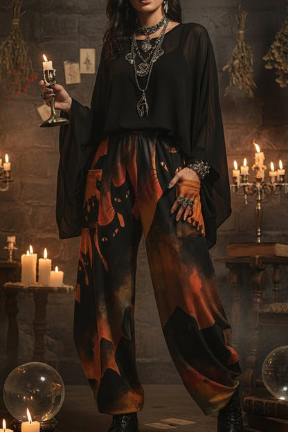Witch Ritual Pants - Sorceress Sanctuary A / S-A / M-A / L-A / XL-A / 2XL
