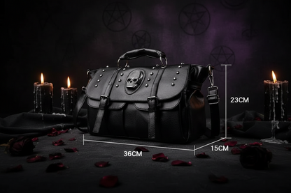 Witchy Skull Handbag - Sorceress Sanctuary Black