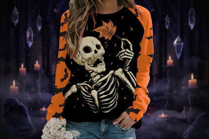 Witch Sweater - Sorceress Sanctuary Witch Cat On Pumpkin / XS-Witch Cat On Pumpkin / S-Witch Cat On Pumpkin / M-Witch Cat On Pumpkin / L-Witch Cat On Pumpkin / XL