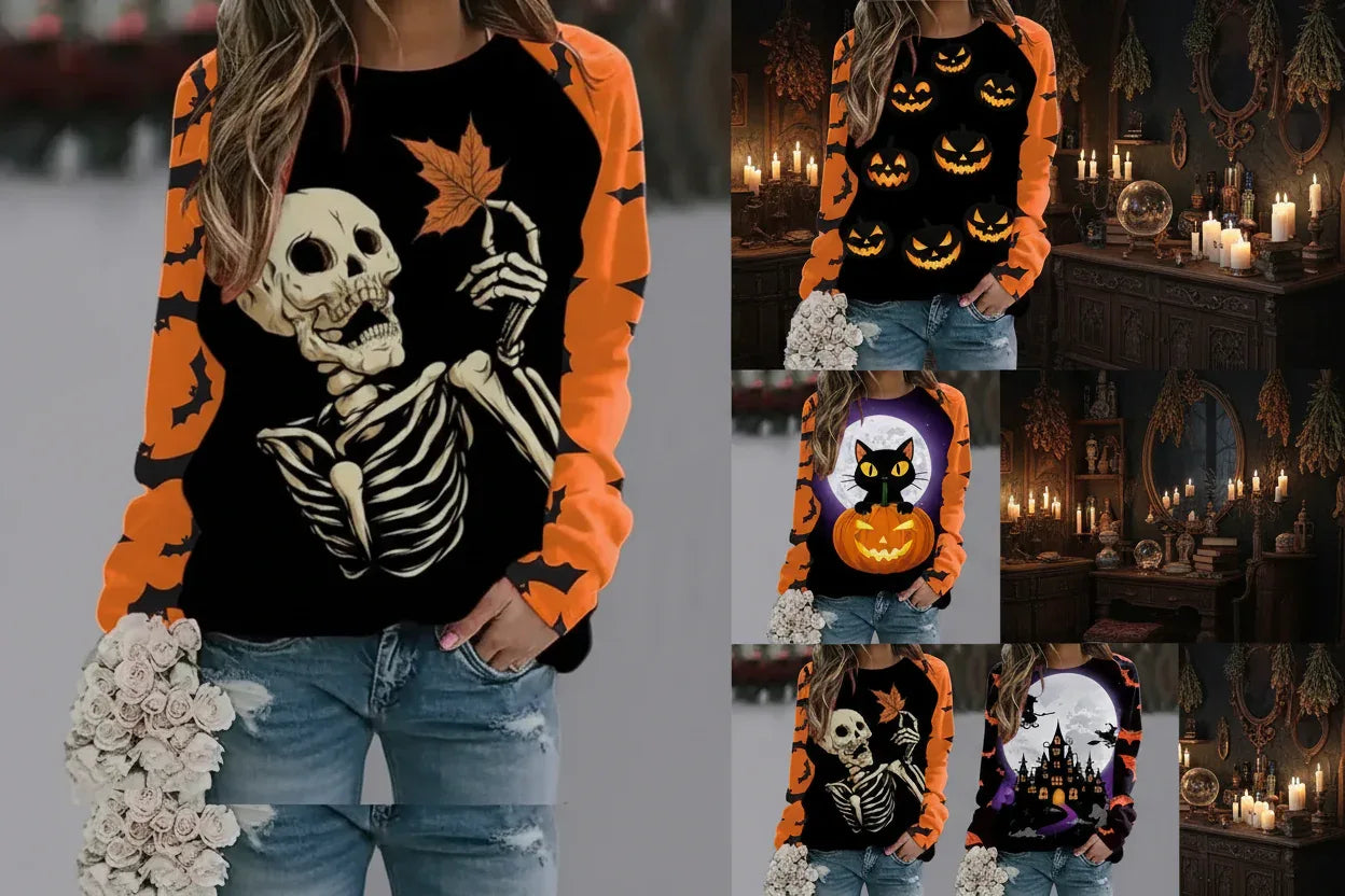 Witch Sweater - Sorceress Sanctuary Witch Cat On Pumpkin / XS-Witch Cat On Pumpkin / S-Witch Cat On Pumpkin / M-Witch Cat On Pumpkin / L-Witch Cat On Pumpkin / XL
