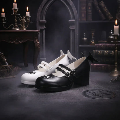 Witch Wing Heels - Sorceress Sanctuary Black / 34