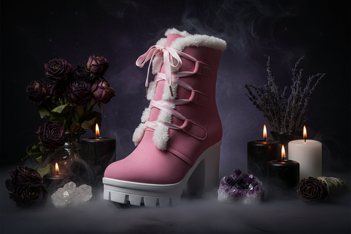 Witch Winter Boots - Sorceress Sanctuary Yellow / 34-Yellow / 35-Yellow / 36-Yellow / 37-Yellow / 38